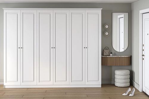 Шкаф распашной Миссури Классик-6 МДФ - фото 1