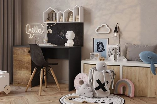 Письменный стол Банни-3 Дуб Мореный - фото 1