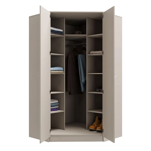 Шкаф угловой Алиса-6 Кашемир - фото 2