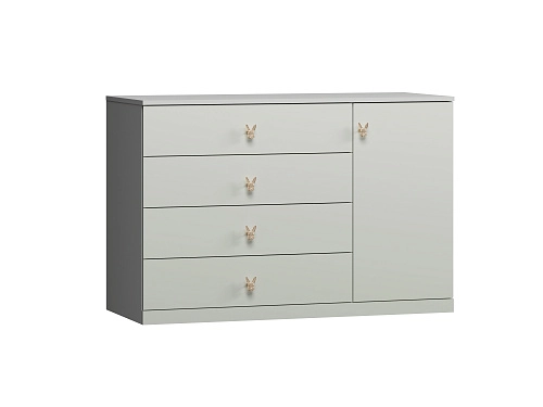 Комод Банни-2 Светло-Серый - фото 2