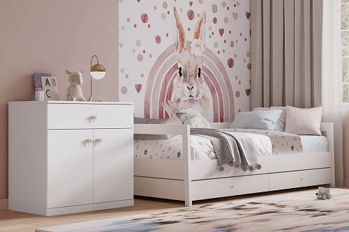 Комод Стрекоза-1 Белый - фото 1