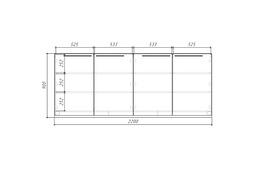 Тумба Лорена Пакс-3 Дуб Золотистый - фото 5