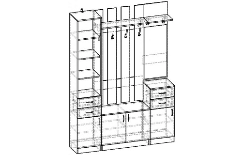 Прихожая Горизонт-3 - фото 2