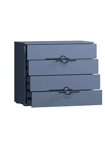Комод Белиз-4 Альби полуночно-синий - фото 3