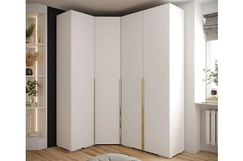 Шкаф угловой Мори-11 Белый - фото 1