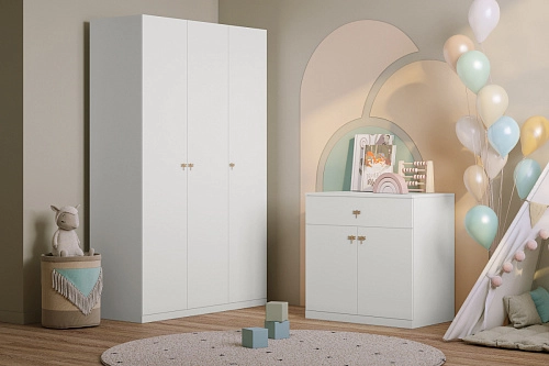 Стенка детская Стрекоза-8 Белый - фото 1