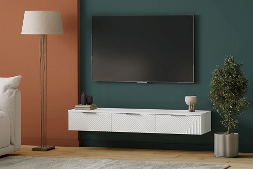 ТВ тумба Салерно NEW 3 Белый - фото 1