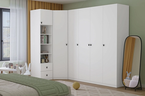 Стенка детская Банни-4 Белый - фото 1