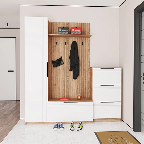 Прихожая Астрис-3 Белый - фото 1