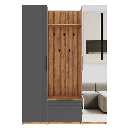 Прихожая Астрис-2 Графит - фото 3