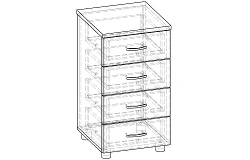 Тумба Лидер Т.019.400-01 - фото 2