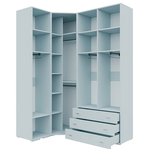 Шкаф угловой Калифорния-Стиль-13 Сумеречный Голубой - фото 2