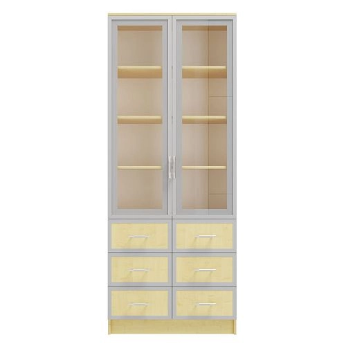 Книжный шкаф Альма-11 Клён - фото 2