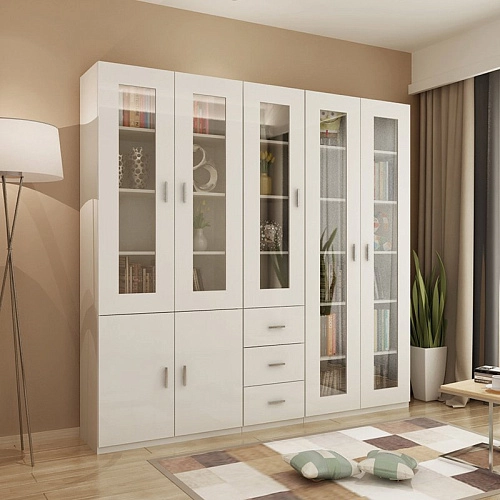 Книжный шкаф Рино-3 МДФ - фото 1