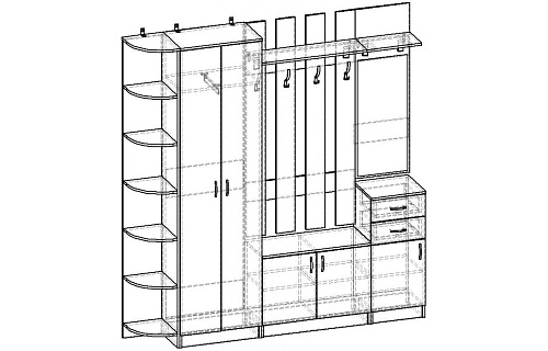 Прихожая Горизонт-5 - фото 2