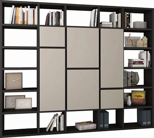 Стеллаж Куб-4 Кашемир Венге МДФ - фото 1