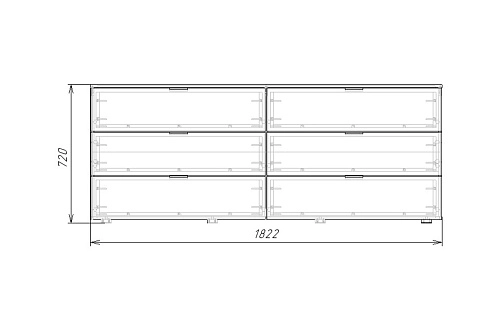 Комод Салерно NEW 6 Белый - фото 4