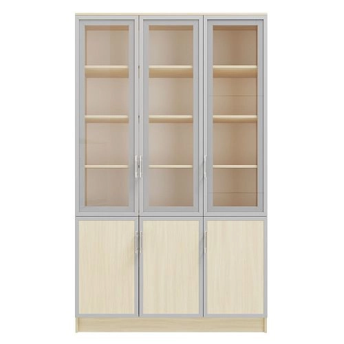 Книжный шкаф Альма-15 Дуб Молочный - фото 4