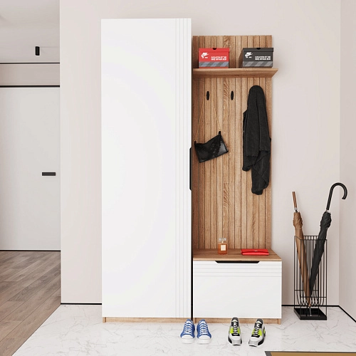 Прихожая Астрис-1 Белый - фото 1