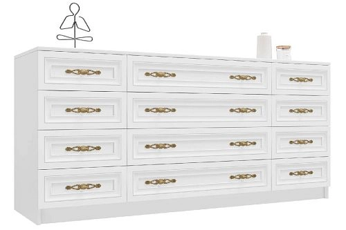 Комод Карлос-069 Белый - фото 1