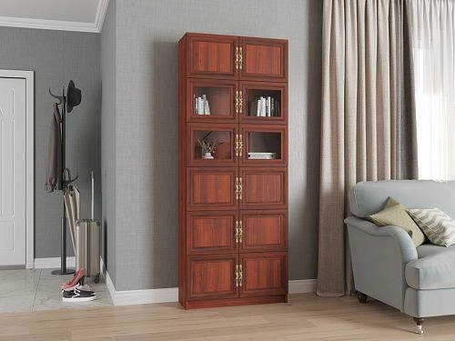 Шкаф книжный Карлос-050 Орех Итальянский - фото 1