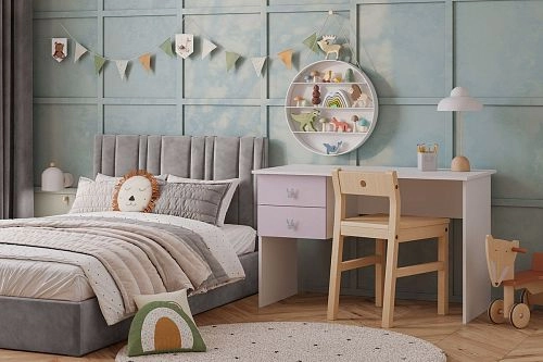 Письменный стол Банни-1 Розовый Лайт - фото 1