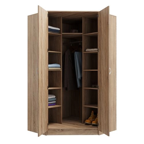 Шкаф угловой Алиса-6 Дуб Сонома - фото 2