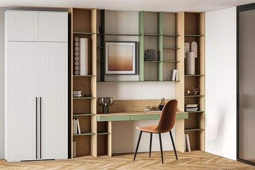 Шкаф распашной Лоренсе-2 с антресолью Белый - фото 1