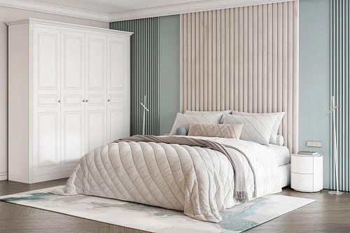 Шкаф распашной Классика Люкс-4.8 МДФ - фото 1