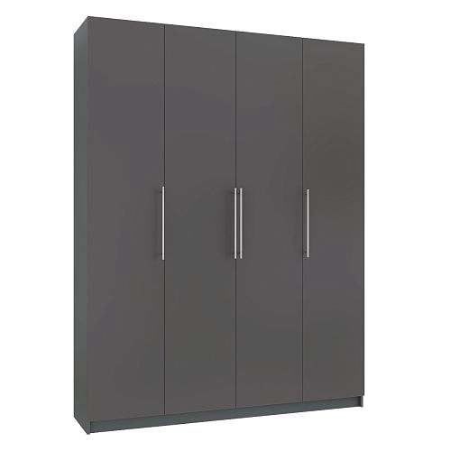 Шкаф распашной Калифорния-4 Графит - фото 5