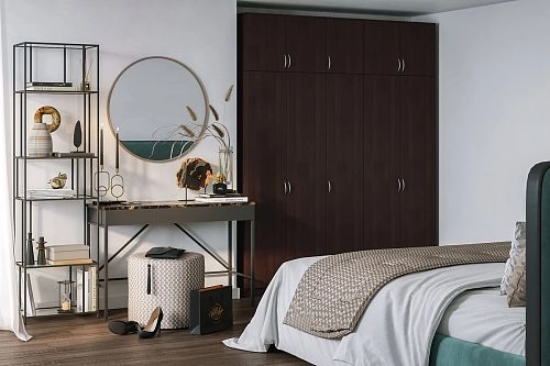 Шкаф распашной Лайт-5 с антресолью Венге - фото 1