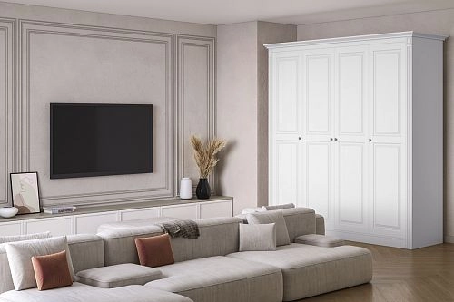 Шкаф распашной Классика Люкс-4.9 МДФ - фото 1