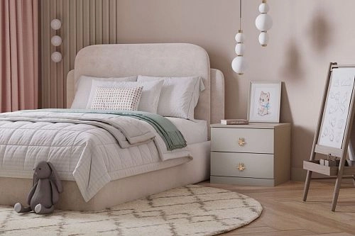 Тумба прикроватная Скарабей-3 Кашемир - фото 1