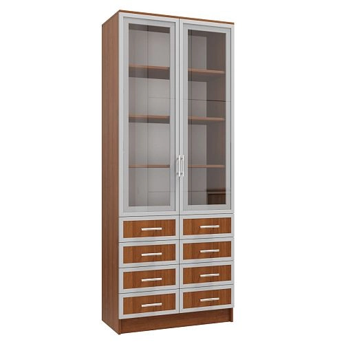 Книжный шкаф Альма-12 Орех Экко - фото 2