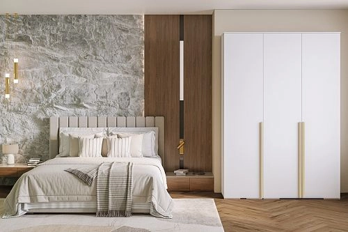 Шкаф распашной Эдинбург-3 Белый - фото 1