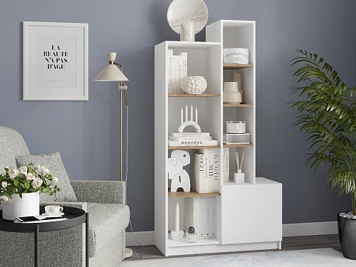 Стеллаж Оренсе-5 Белый - фото 1
