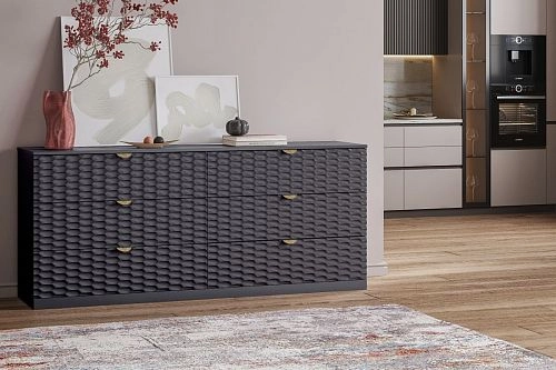 Комод Тоди-6 Графит - фото 1