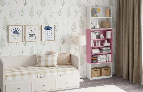 Стеллаж Олли-3 Лаванда - фото 1