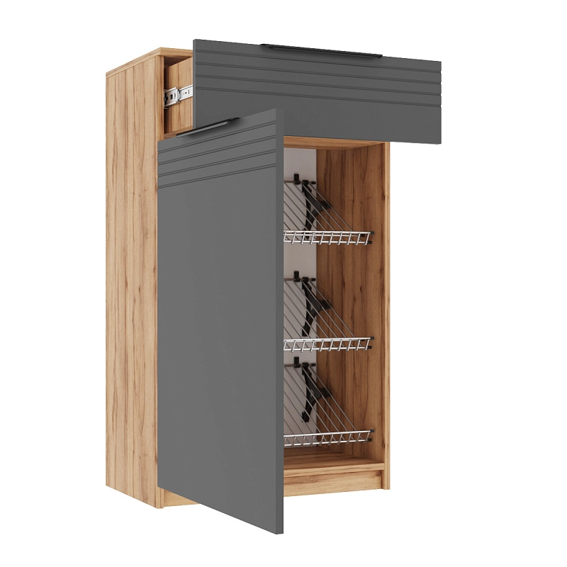 Обувница Астрис-3 Графит - фото 4