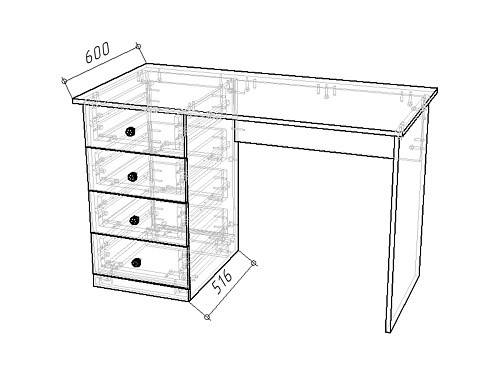 Стенка детская Скарабей-12 Белый - фото 7