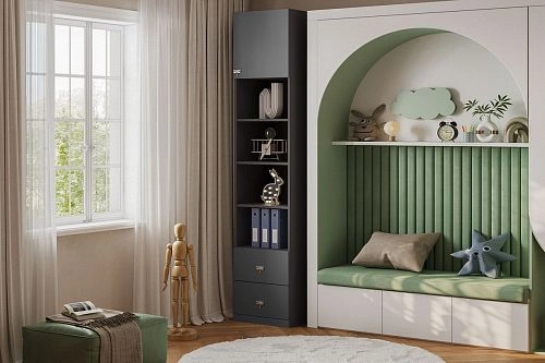 Пенал Стрекоза-3 Графит - фото 1