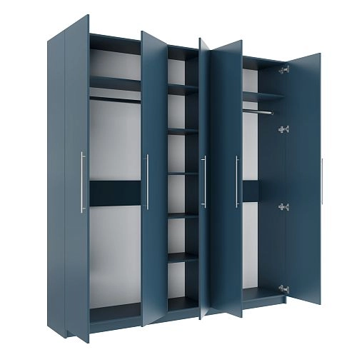 Шкаф распашной Калифорния-5 Альби Полуночно-синий - фото 2