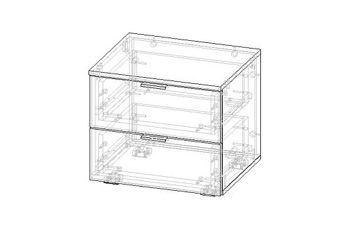 Тумба прикроватная Тоди-2 Графит - фото 3