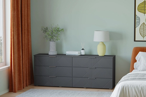 Комод Салерно NEW 6 Графит - фото 1