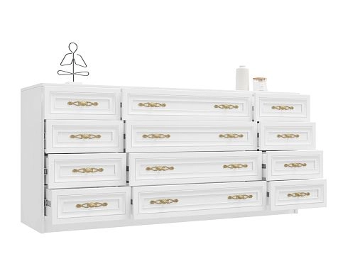 Комод Карлос-069 Белый - фото 4