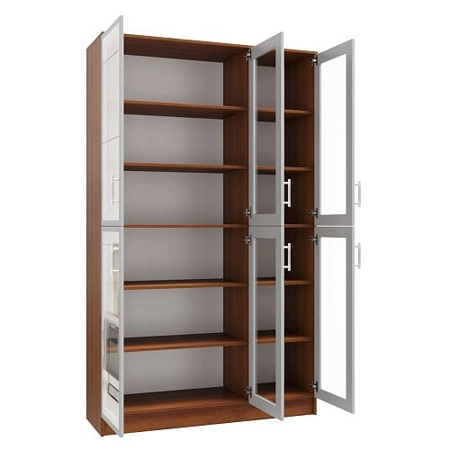 Книжный шкаф Альма-14 Орех Экко - фото 4