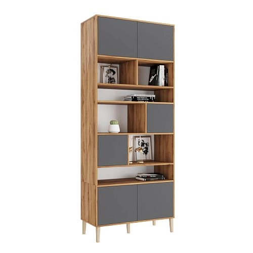 Стеллаж Скарлет-8 Графит - фото 3