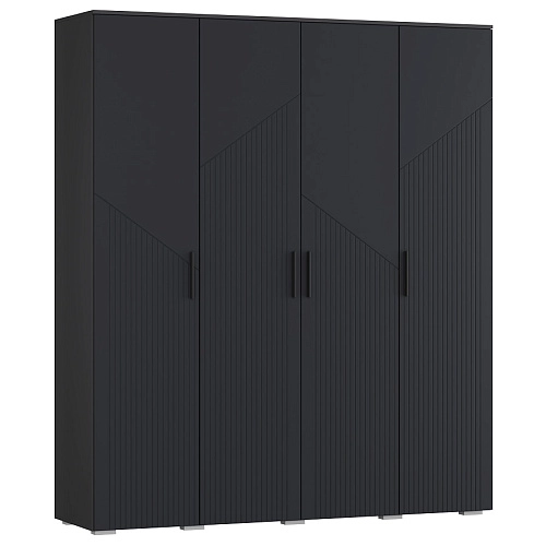 Шкаф распашной Синтра 4 Черный - фото 2