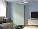 Шкаф распашной Калифорния-3 Пастельный Зеленый