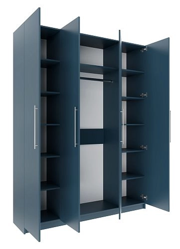 Шкаф распашной Калифорния-4 Альби Полуночно-синий - фото 2